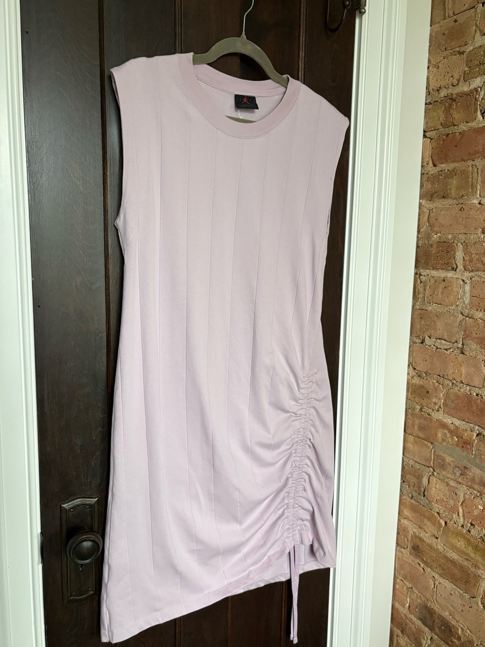 Jordan Light Lavender Ruched Side Women's Dress